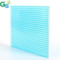 8Mm Garden Greenhouse Clear Blue Colored Roofing Sheets Multiwall Polycarbonate Hollow Sheet